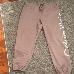 Calvin Klein Woman’s Taupe Joggers